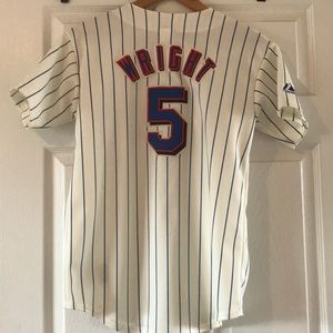 Authentic Mets Pinstripe Jersey - David Wright #5